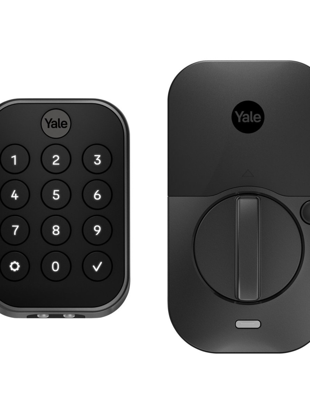 NIB Yale Assure Lock 2 Touch Deadbolt Fingerprint Smart Lock Black Suede